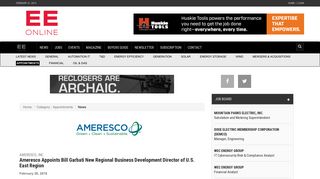 Ameresco, Inc. - Ameresco Appoints Bill Garbati New Regional ...