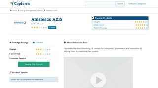Ameresco AXIS Reviews and Pricing - 2019 - Capterra