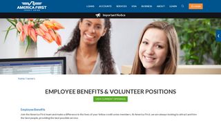 Careers - America First Credit Union