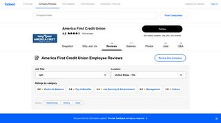 Working at America First Credit Union: 132 Reviews | Indeed.com