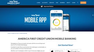 Free Android iPhone Mobile Banking - America First Credit Union
