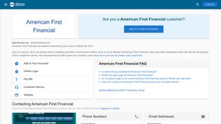American First Financial: Login, Bill Pay, Customer Service and Care ...