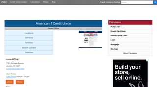 American 1 Credit Union - Jackson, MI