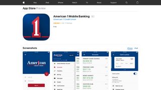 American 1 Mobile Banking on the App Store - iTunes - Apple