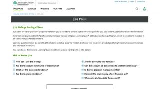 529 Plans | American Century Investments ®