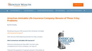 American Amicable Life Insurance Review: Beware of 3 Key Problems