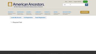 Vita-Brevis - AmericanAncestors.org | Login