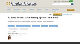 AmericanAncestors.org | Explore Events, Membership options, and more