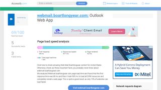 Access webmail.boartlongyear.com. Outlook Web App