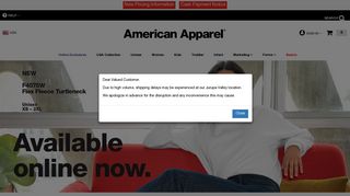 American Apparel® Wholesale USA: Sweatshop Free | Official Home