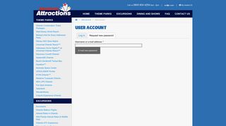 User account | American Attractions