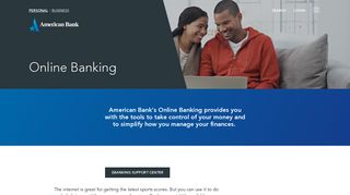 Online Banking › American Bank