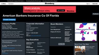 American Bankers Insurance Co of Florida: Company Profile ...