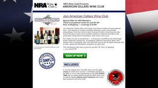 Join American Cellars Wine Club - NRA Wine Club