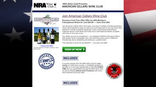 Join American Cellars Wine Club - NRA Wine Club