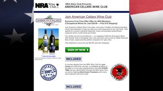 Join American Cellars Wine Club - NRA Wine Club