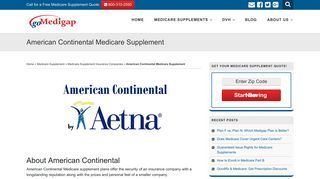 American Continental Medicare Supplement Insurance | GoMedigap