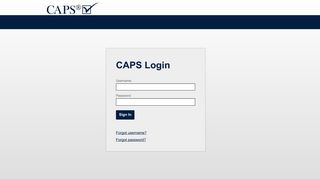 Credit Acceptance - CAPS Login