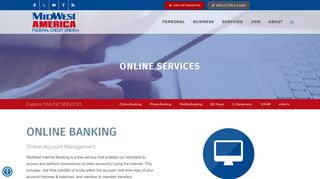 Online Services | MidWest America Federal Credit Union