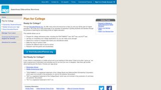 Plan for College - American Education Services