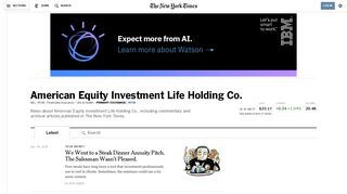American Equity Investment Life Holding Co. - The New York Times
