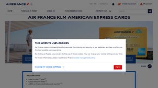 AIR FRANCE KLM - AMERICAN EXPRESS GOLD card