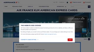 AIR FRANCE KLM - AMERICAN EXPRESS PLATINUM card