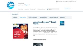 American Express - AIR MILES -