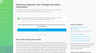 American Express: Can I change my online username? | How-To Guide ...