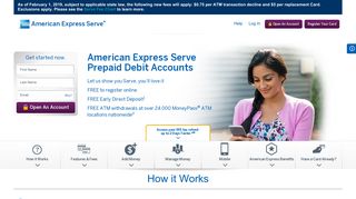 Reloadable Prepaid Debit Cards | American Express Serve®