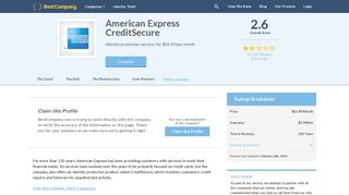 Is American Express CreditSecure Good or Bad? | 2019 Reviews