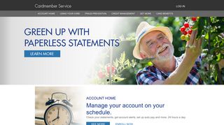 Cardmember Service Homepage