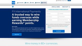FX International Payments | American Express OPEN Cardmembers