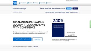 American Express® Online Savings Account - Official Website
