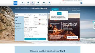 Flight, Hotel Booking & Car Rental | American Express Travel CA