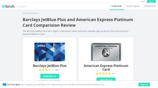 Barclays JetBlue Plus and American Express Platinum Card ...