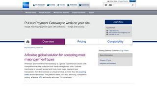 Secure Payment Gateway | American Express®