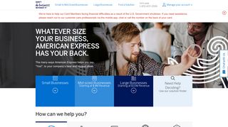 Business Solutions from American express