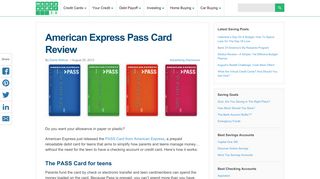 American Express Pass Card Review - Money Under 30