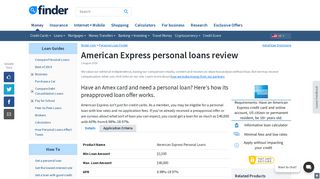 American Express personal loans review January 2019 | finder.com
