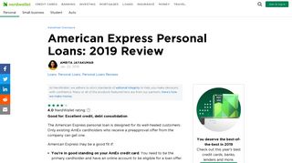 American Express Personal Loans: 2019 Review - NerdWallet
