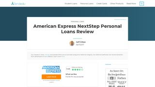 American Express NextStep Personal Loans Review | LendEDU
