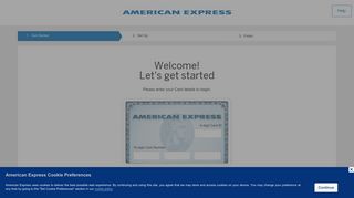 Activate a new Card - American Express