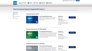 Prepaid Debit and Gift Cards | American Express