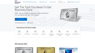 Business Credit Cards from American Express | Apply Now