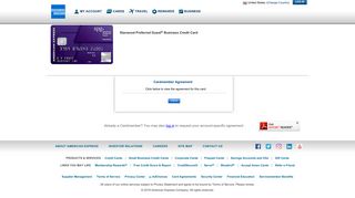 Starwood Preferred Guest Business Credit Card - American Express