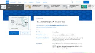 The Rewards Card | American Express Singapore