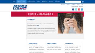 Online & Mobile Banking | America's First Federal Credit Union