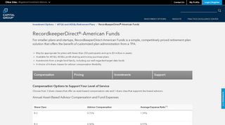 RecordkeeperDirect®-American Funds | American Funds