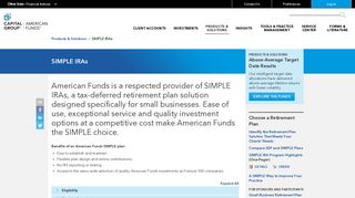 SIMPLE IRAs | American Funds